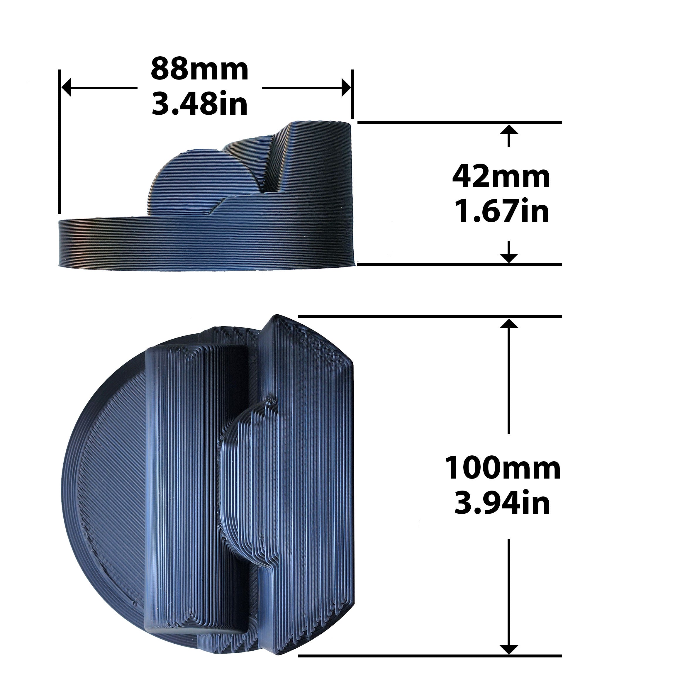 porsche macan ev electric jack pad dimensions 42mm high 100mm diameter