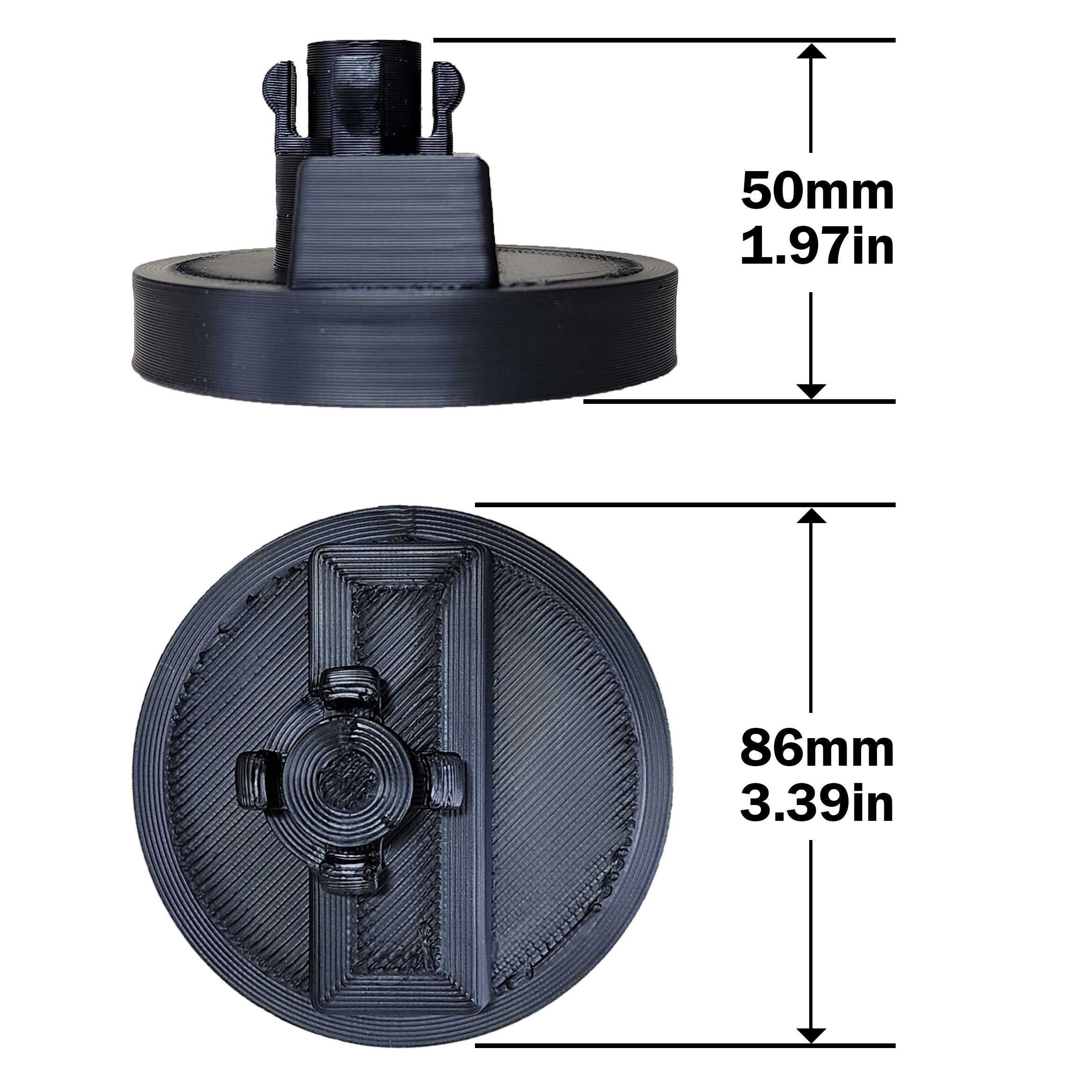 porsche macan jack pad dimensions 50mm high 86mm diameter