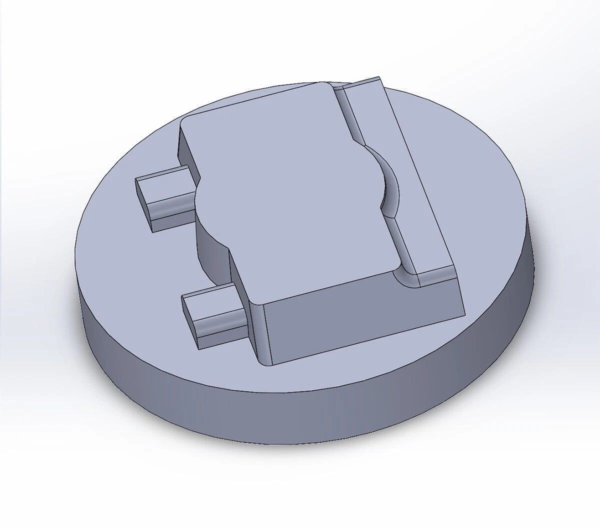 porsche panamera jack pad 970 3d rendering