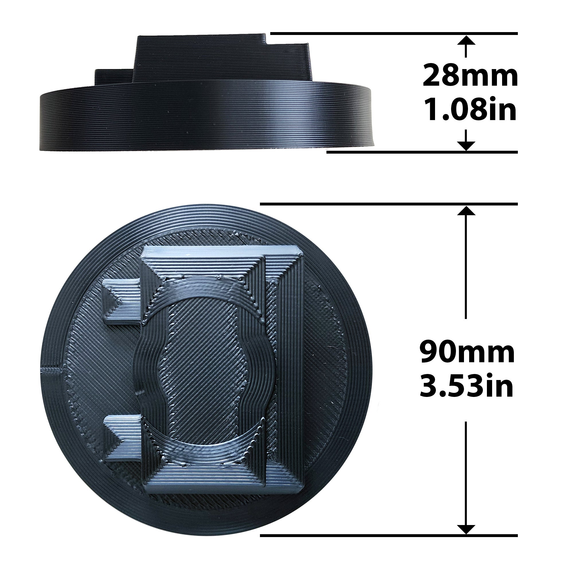porsche panamera jack pad dimensions 28mm high 90mm diameter